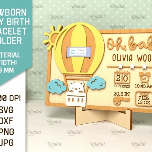 Letrero Para Bebe Recien Nacido 3 Creativo Digital